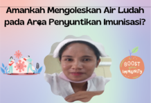 Amankah Mengoleskan Air Ludah pada Area Penyuntikan Imunisasi?