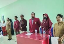 Ketua DPD PPNI Alor Lantik DPK PPNI UPT Puskesmas Limarahing