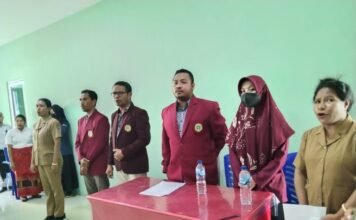 Ketua DPD PPNI Alor Lantik DPK PPNI UPT Puskesmas Limarahing