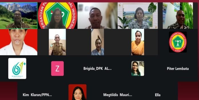 Rapat evaluasi PPNI NTT